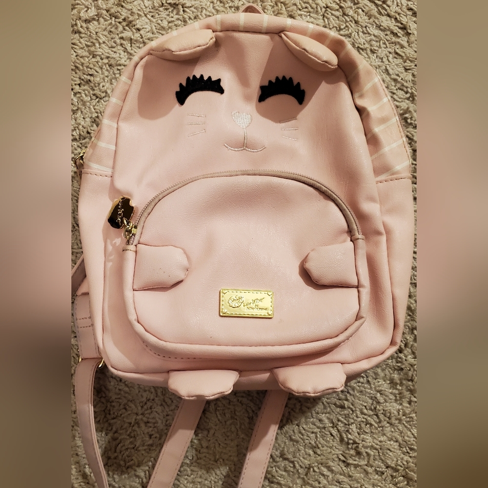 Pink Kitty Mini Backpack 😻